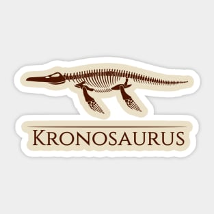 Kronosaurus Skeleton Sticker